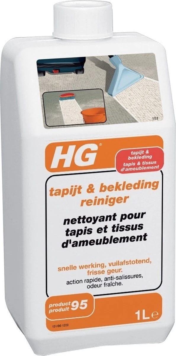 HG Tapijtreiniger (product 95) - 1L - Vuilafstotend Effect - Ook Geschikt Voor Bekleding 10 HG Tapijtreiniger (product 95) - 1L - Vuilafstotend Effect - Ook Geschikt Voor Bekleding - Afbeelding 8