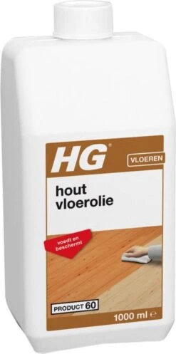 International HG Hout Vloerolie (product 60) - 1L - Voedt En Beschermt - Tegen Uitdroging, Vuil & Vlekken