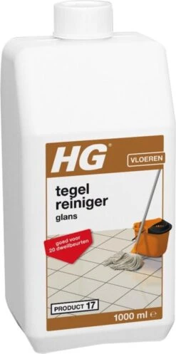 HG Tegelreiniger Glans - 1L- Voor Regelmatig Gebruik - Glansherstellend - Voor Vloertegels, Plavuizen En Niet-kalkhoudend Natuursteen -WerkPro Verkoopwinkel 596x1200 5