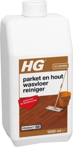 HG Parket & Hout Wasvloer Reiniger - 1L - Goed Voor 20 Dweilbeurten - Veilig Voor De Waslaag -WerkPro Verkoopwinkel 596x1200 7