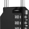 AdroitGoods TSA Cijferslot 4 Cijferig - Zwart - Koffersloten - Kofferslot - Bagageslot - Reisslot - Kabelslot - Hangslot - Bagageslotjes - Backpackslot - Multifunctioneel -WerkPro Verkoopwinkel 600x1200 2