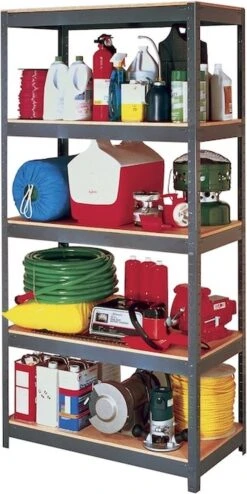 Avasco Opbergrek/ Stellingkast Strong 175 Gegalvaniseerd - 875 Kg Draagkracht - 180x120x40 Cm -WerkPro Verkoopwinkel 600x1200 6