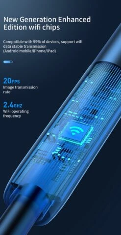 W300 - Endoscoop Camera - Dual Lens - IOS - Android - Inspectiecamera - Voor Smartphone - 1M - Dual Lens 1080P Transmissie -WerkPro Verkoopwinkel 620x1200