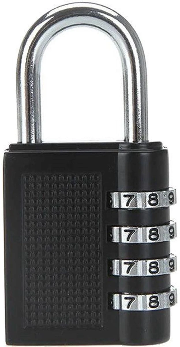 Merkloos Hangslot - Cijferslot - 80 Mm 5 Merkloos Hangslot - Cijferslot - 80 Mm - Afbeelding 3