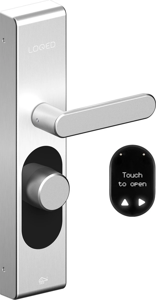 LOQED Touch Smart Lock - Slim Deurslot - Met Smart Home Integratie - Bridge, Cilinder & Codetoegang - Metaal 3 LOQED Touch Smart Lock - Slim Deurslot - Met Smart Home Integratie - Bridge, Cilinder & Codetoegang - Metaal