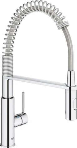 GROHE QuickFix Get 1-gats Keukenkraan Met Professionele Handdouche Chroom
