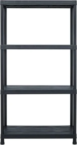 VidaXL Opbergrek 100 Kg 60x30x138 Cm Kunststof Zwart 14 VidaXL Opbergrek 100 Kg 60x30x138 Cm Kunststof Zwart -WerkPro Verkoopwinkel 640x1200 5