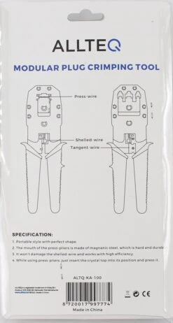 Krimptang - Netwerktang - UTP - RJ10 - RJ11 - RJ12 - RJ45 - Blauw - Allteq -WerkPro Verkoopwinkel 642x1200 2