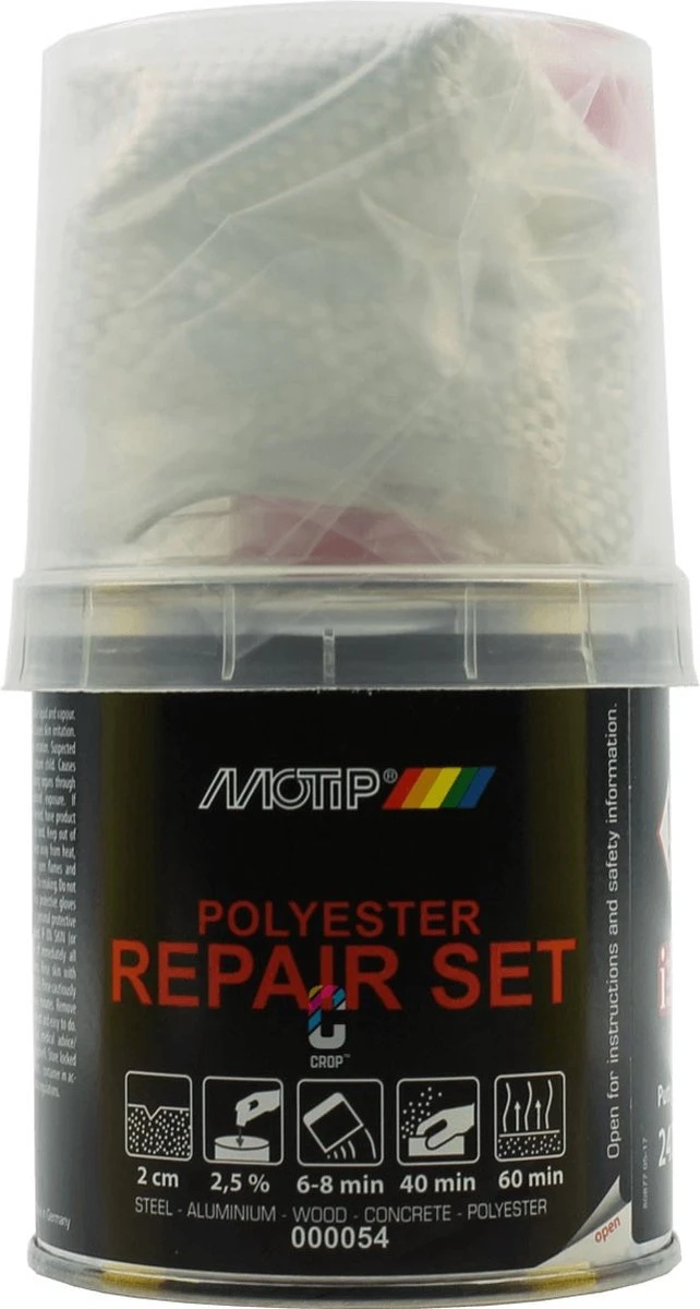 Motip Polyester Reparatieset - 250 G 3 Motip Polyester Reparatieset - 250 G