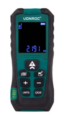 VONROC Laser Afstandsmeter – 40 Meter Bereik – Aanpasbare Meetreferentie -WerkPro Verkoopwinkel 648x1200 1