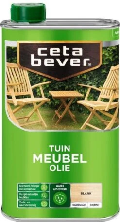CetaBever Tuin Meubel Houtolie - Zijdemat - Blank - 500 Ml
