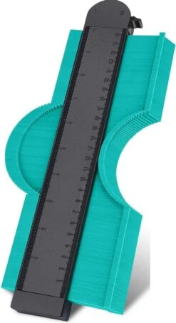 Merkloos A+ Aftekenhulp 25 CM Met SLOT Contourmal - Profielmal - Meetgereedschap - Profielmeter - Schuifmaat