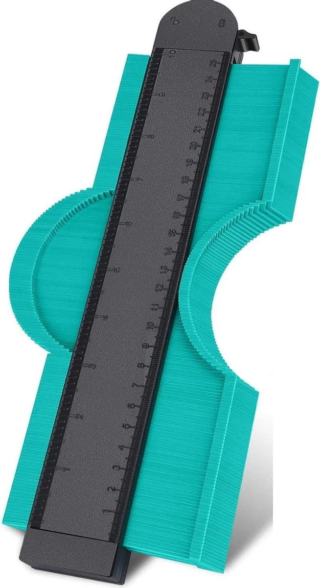 Merkloos A+ Aftekenhulp 25 CM Met SLOT Contourmal - Profielmal - Meetgereedschap - Profielmeter - Schuifmaat 3 Merkloos A+ Aftekenhulp 25 CM Met SLOT Contourmal - Profielmal - Meetgereedschap - Profielmeter - Schuifmaat