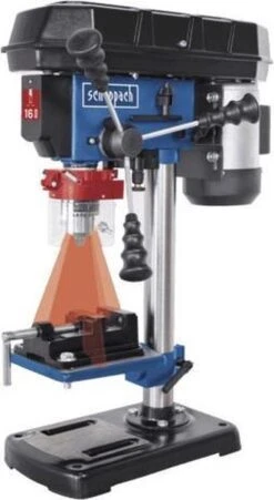 Scheppach Tafelboormachine DP16VLS - 230V | 500W | 3-16mm | Incl. Laser -WerkPro Verkoopwinkel 657x1200