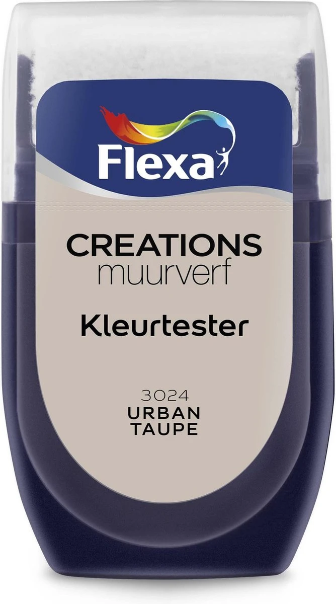 Flexa Creations Muurverf - Kleurtester - 3024 Urban Taupe - 30 Ml 3 Flexa Creations Muurverf - Kleurtester - 3024 Urban Taupe - 30 Ml
