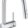 GROHE Minta Keukenkraan - Hoge Draaibare C-uitloop - Uittrekbare Handdouche - 2 Straalstanden - Chroom - 32321002 -WerkPro Verkoopwinkel 675x1200 7
