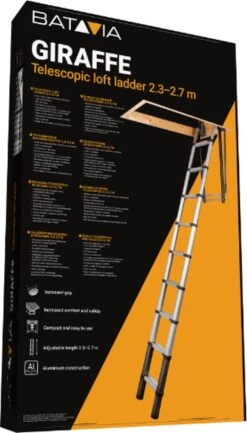 Giraffe® Telescopische Vlizotrap / Zoldertrap Van 2.30 - 2.70 Meter 17 Giraffe® Telescopische Vlizotrap / Zoldertrap Van 2.30 - 2.70 Meter -WerkPro Verkoopwinkel 685x1200 6