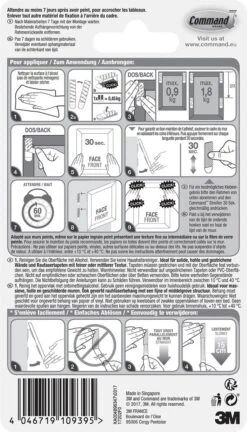 Merkloos Bevestigingsstrip Command 3M 17202C Klikstrip Licht 1,8kg -WerkPro Verkoopwinkel 686x1200 7
