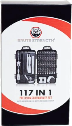 Brute Strength - 117 Delige Precisie Schroevendraaierset Magnetisch - Gereedschapset- Schroevendraaiers Klein - Bitset Met Torx - Cadeau Voor Man -WerkPro Verkoopwinkel 692x1200 5