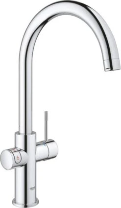 GROHE Red 3IN1 Kokendwaterkraan - C Uitloop - 7L Boiler - Mengventiel - Chroom - 30031001 -WerkPro Verkoopwinkel 695x1200 2