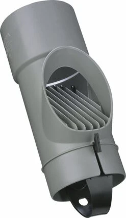 Dyka PVC Bladafscheider Ø80mm Grijs