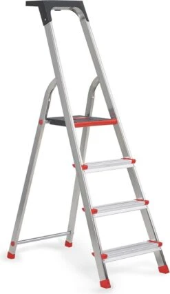 Altrex Lima Huishoudtrap 4 Treden - Werkhoogte 2.80m