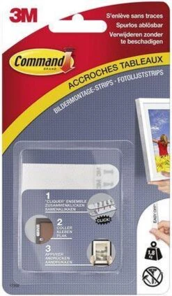 Merkloos Bevestigingsstrip Command 3M 17202C Klikstrip Licht 1,8kg -WerkPro Verkoopwinkel 699x1200 6
