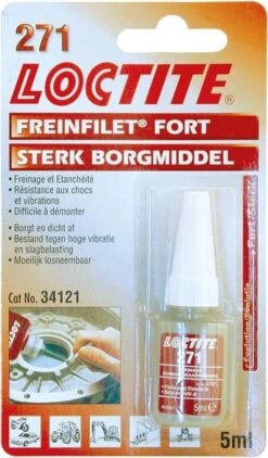 LOCTITE 271 Schroefdraadborgmiddel Rood 5ml - Hoge Sterkte -WerkPro Verkoopwinkel 703x1200 2