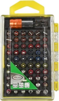 Bitset Professional - Gereedschap - 61 Delig - Professioneel - Met Kleurcode - 61 Dlg -WerkPro Verkoopwinkel 706x1200 2