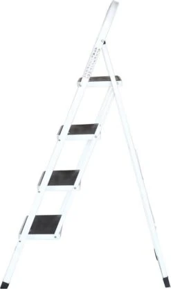 IVOL Huishoudtrap 4 Treden - Keukentrap Inklapbaar - Grijs - Antislip - Max. Hoogte 93 Cm 9 IVOL Huishoudtrap 4 Treden - Keukentrap Inklapbaar - Grijs - Antislip - Max. Hoogte 93 Cm -WerkPro Verkoopwinkel 710x1200 3