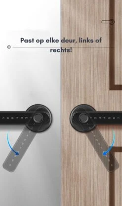 Premium Slim Deurslot – Deurslot Met Vingerafdruk - Elektrisch Deurslot – Slimme Deurklink – Deurklink Vingerafdruk - Deurslot Met Code - Smartlock -WerkPro Verkoopwinkel 710x1200 5