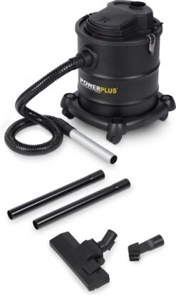 Powerplus POWX308 Aszuiger/Stofzuiger - 1200W - Opvangbak 20L - Incl. Accessoires - Incl. Blaasfunctie En Vervangbare Filter - Geschikt Voor Open Haard, Werkplaats, Barbecue En Kachel