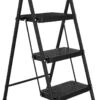 Rune Huishoudtrap 3 Treden - Inklapbare Anti-slip Keukentrap V2 - Compact Design - 104 Cm Hoog - Zwart -WerkPro Verkoopwinkel 718x1200 6