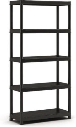 Keter Plus Shelf 90/5 - 5 Planken - 90x40x182cm - Zwart 26 Keter Plus Shelf 90/5 - 5 Planken - 90x40x182cm - Zwart -WerkPro Verkoopwinkel 722x1200 9