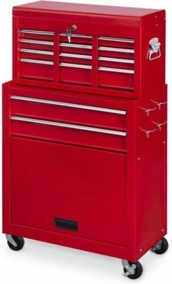 Kreator KRT653002 Gereedschapswagen - Met Wielen - 8 Lades