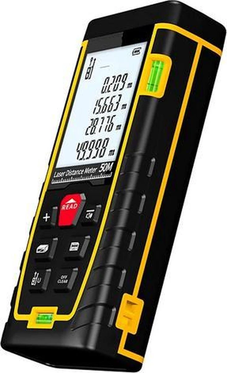 A&K Professionele Laser Afstandsmeter | 50 Meter Bereik | Gebruiksvriendelijk | Snelle Afstandsmeting | Incl. Batterijen V2.0 4 A&K Professionele Laser Afstandsmeter | 50 Meter Bereik | Gebruiksvriendelijk | Snelle Afstandsmeting | Incl. Batterijen V2.0 - Afbeelding 2