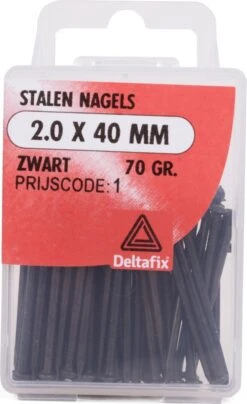 Deltafix Stalen Nagel 2.0 X 40 Mm - 52 Stuks - Zwart -WerkPro Verkoopwinkel 734x1200 4