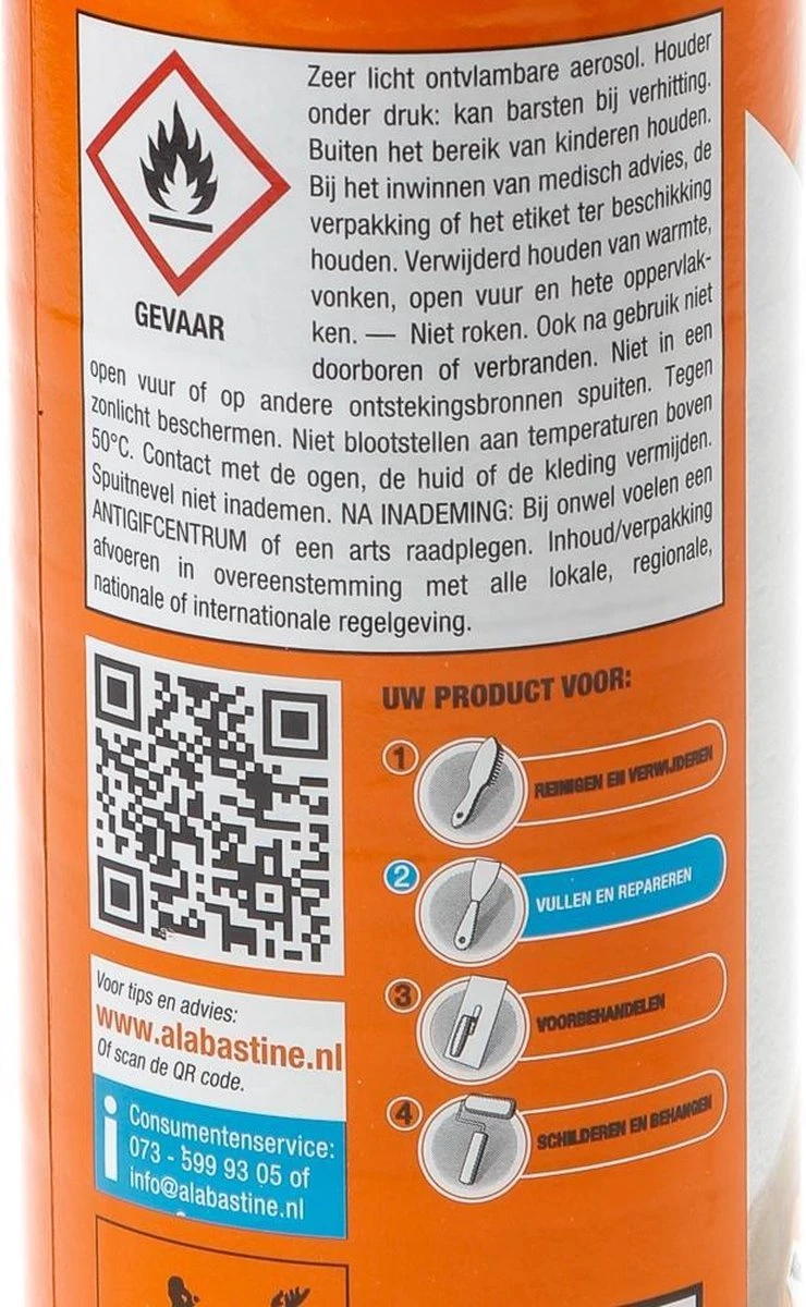 Alabastine 6035382 Spackspray - 300ml 5 Alabastine 6035382 Spackspray - 300ml - Afbeelding 3