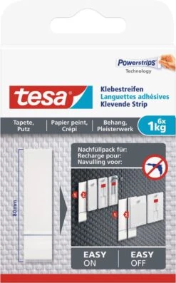 Tesa Klevende Strip Voor Behang En Pleister