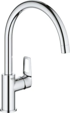GROHE BauLoop Keukenkraan - Hoge Draaibare Uitloop - Chroom - 31368001
