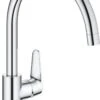 GROHE BauCurve Keukenkraan - Hoge Draaibare C-uitloop - Chroom - 31536001 -WerkPro Verkoopwinkel 749x1200 2
