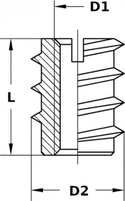 Merkloos 10x Rampamoer, M8 (10 Stuks) - Inslagmoer - Inschroefmoer -WerkPro Verkoopwinkel 749x1200 4