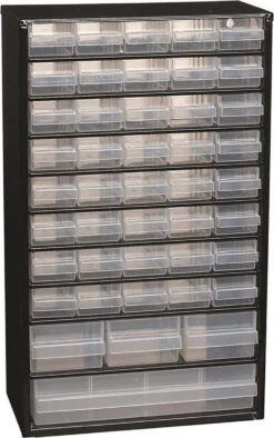 Raaco - Metalen Ladekast - Met 44 Laden - Incl. 10 Tussenschotten