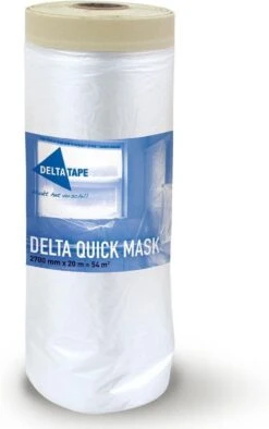 Deltec Afdekfolie - Masking Tape - 55 Cm X 33 Meter - Afplakfolie