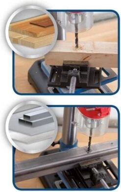 Scheppach Tafelboormachine DP16VLS - 230V | 500W | 3-16mm | Incl. Laser -WerkPro Verkoopwinkel 759x1200