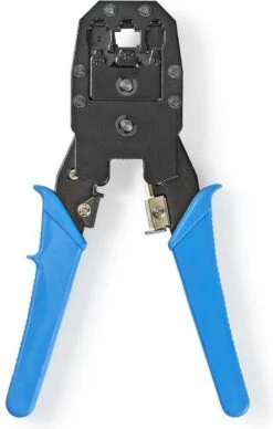 Krimptang - Netwerktang - UTP - RJ10 - RJ11 - RJ12 - RJ45 - Blauw - Allteq