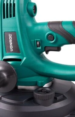 VONROC Wand-/plafondschuurmachine – 750W – Ø180MM – Plafond & Muur – Incl. Slang, Stofopvangzak En 33 Schuurvellen -WerkPro Verkoopwinkel 768x1200