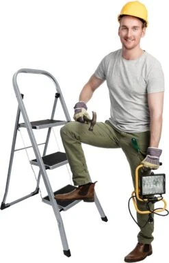 Een Goed Idee Huishoudtrap 3 Treden Inklapbaar Klustrap -WerkPro Verkoopwinkel 772x1200 4