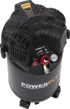 Powerplus POWX1731 Compressor - Luchtcompressor - 1100W - 8 Bar - Olievrij - 24L Tankinhoud -WerkPro Verkoopwinkel 776x1200