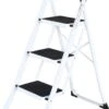 IVOL Huishoudtrap 3 Treden - Keukentrap Inklapbaar - Grijs - Antislip - Max. Hoogte 70.5 Cm -WerkPro Verkoopwinkel 777x1200 4